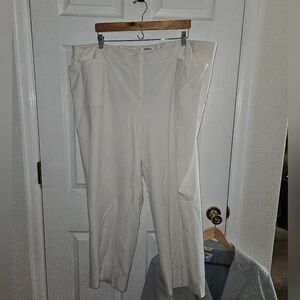 Womens Talbots Plus Size 24W White Pants
